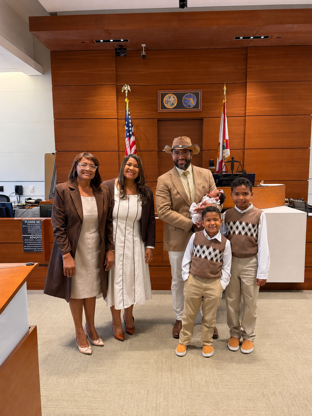The Medina family in the courtroom \u2014 Medina Law Offices, P.A.